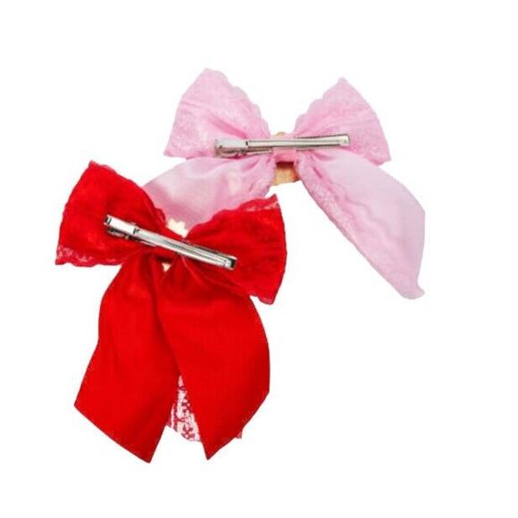 🔥 World Of Strawberry Short She Hair Bows 2 Pack BNWT🔥 - Picture 3 of 3